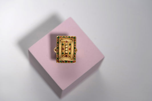 Turath Collection: 21k Ring - Colorful