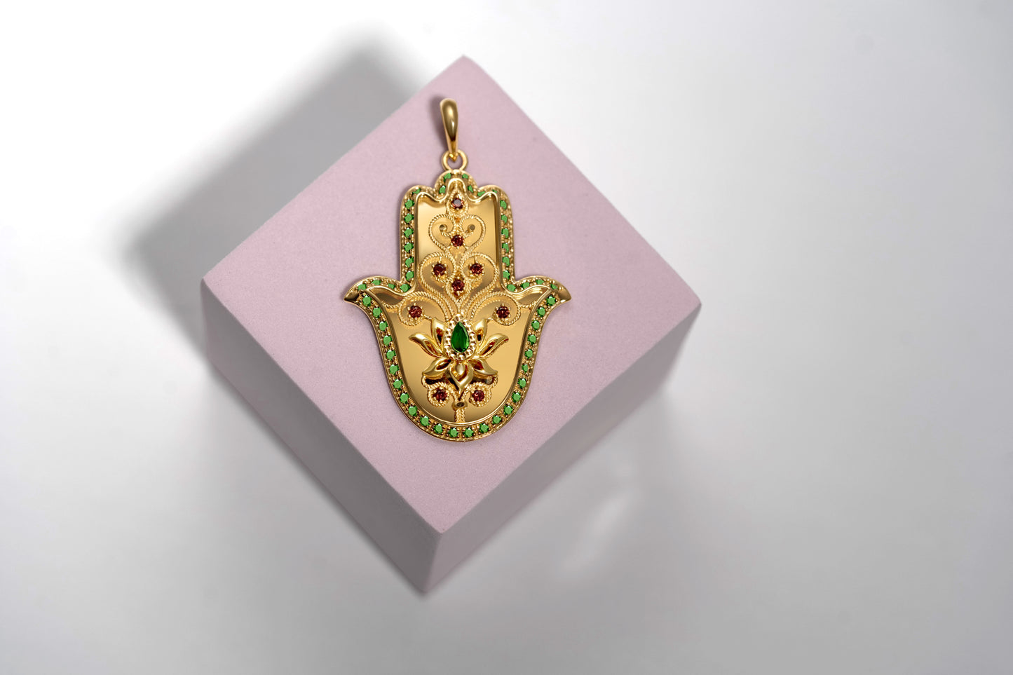 Turath Collection: 21k Pendent - Colorful