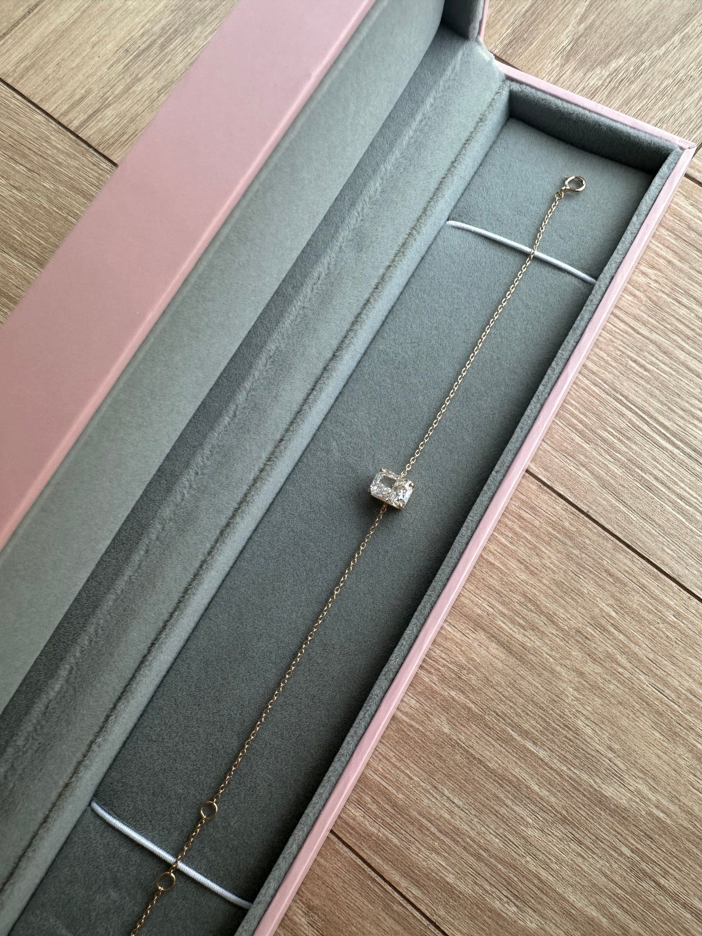 18k Crushed ice bracelet