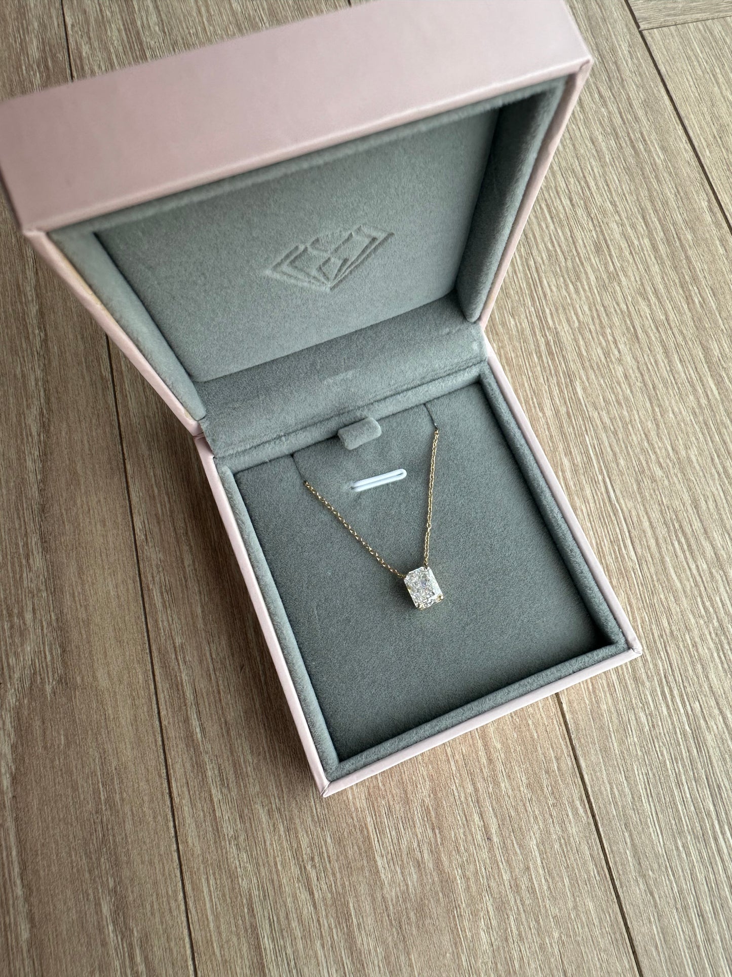 18k Crushed ice Necklace