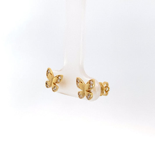 18k Earrings - Butterfly