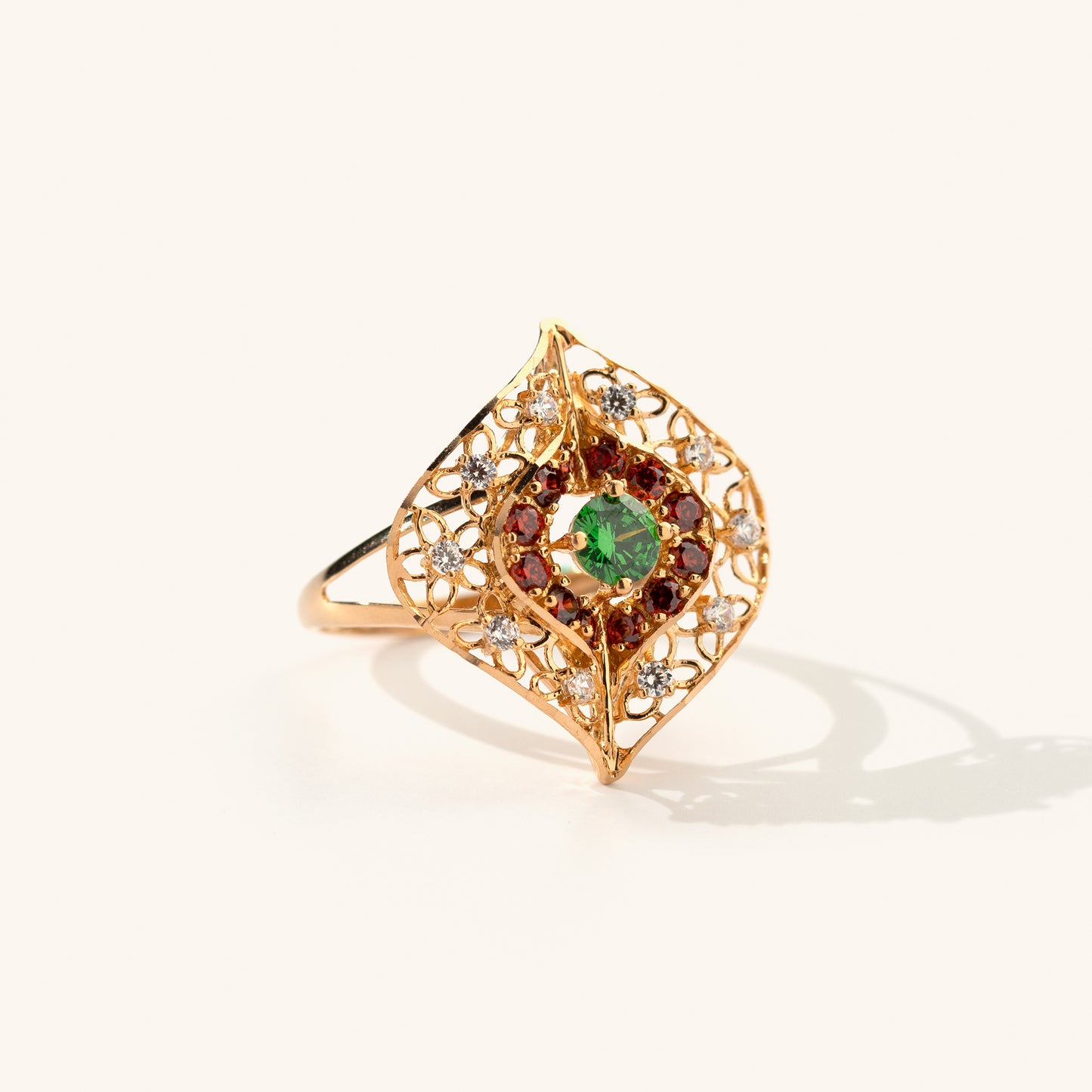 Turath Collection: 21k Ring - Colorful