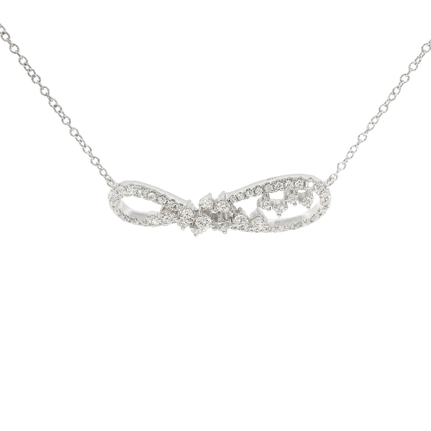 18k Diamond Necklace - Infinity