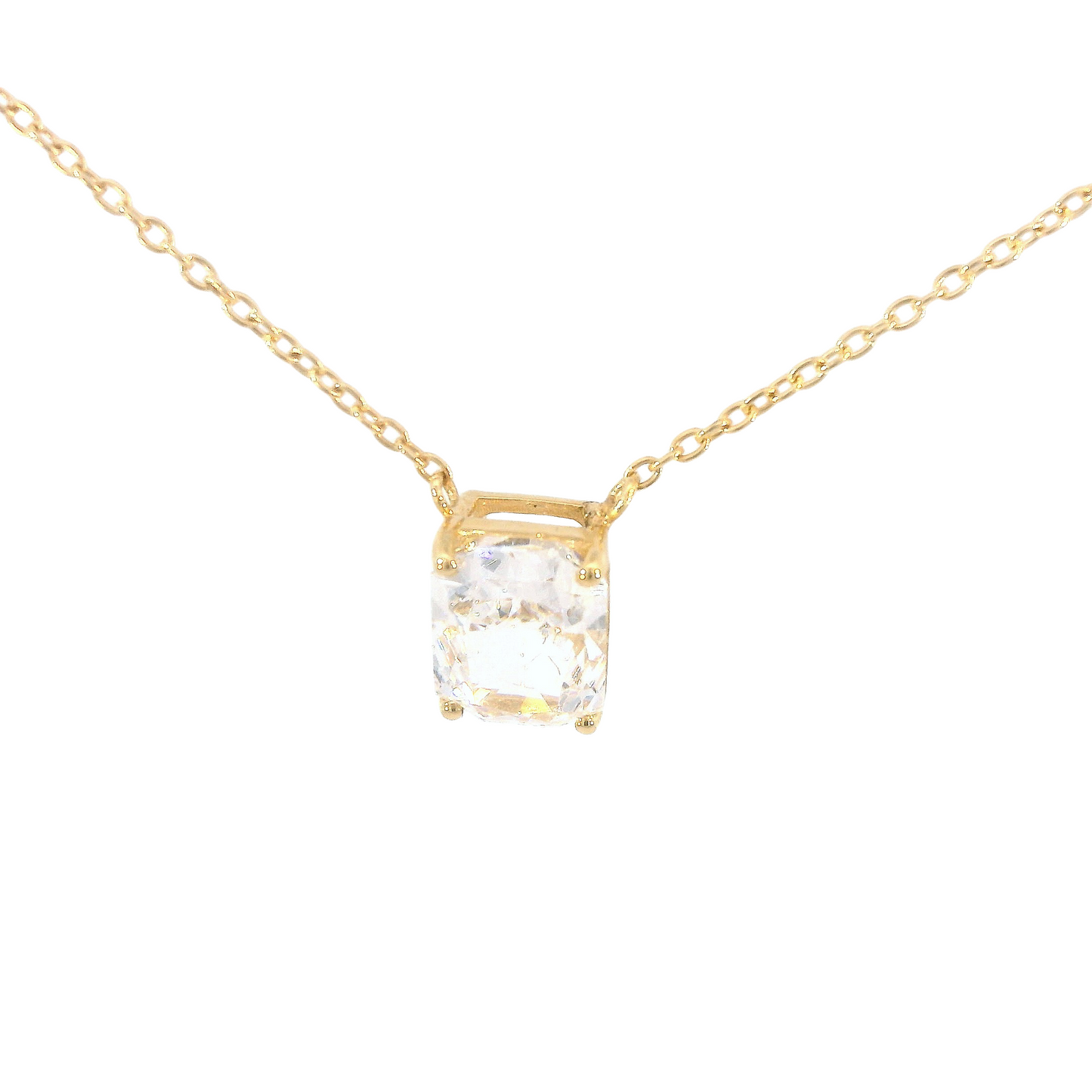 18k Crushed ice Necklace