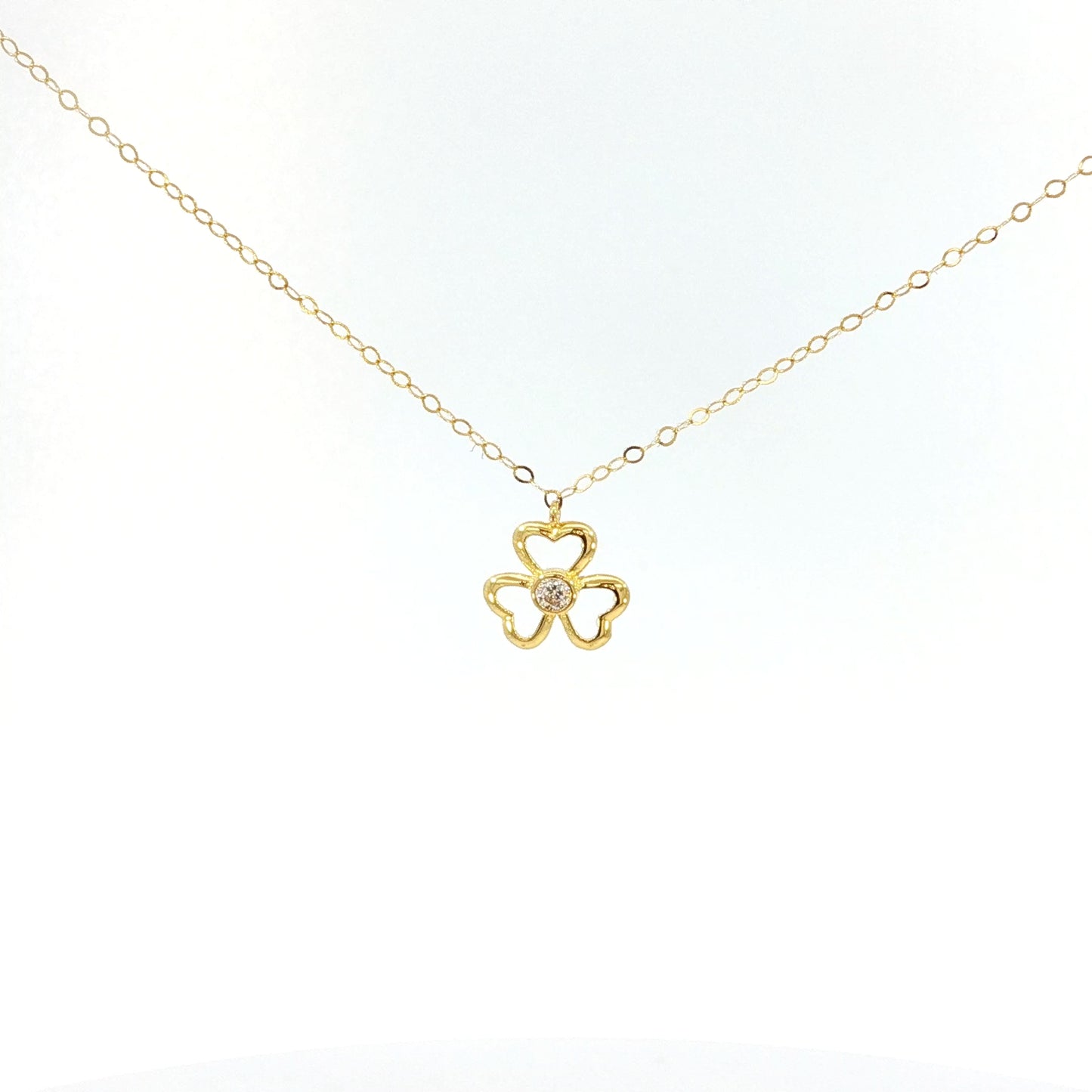 21k Drop Flower Necklace