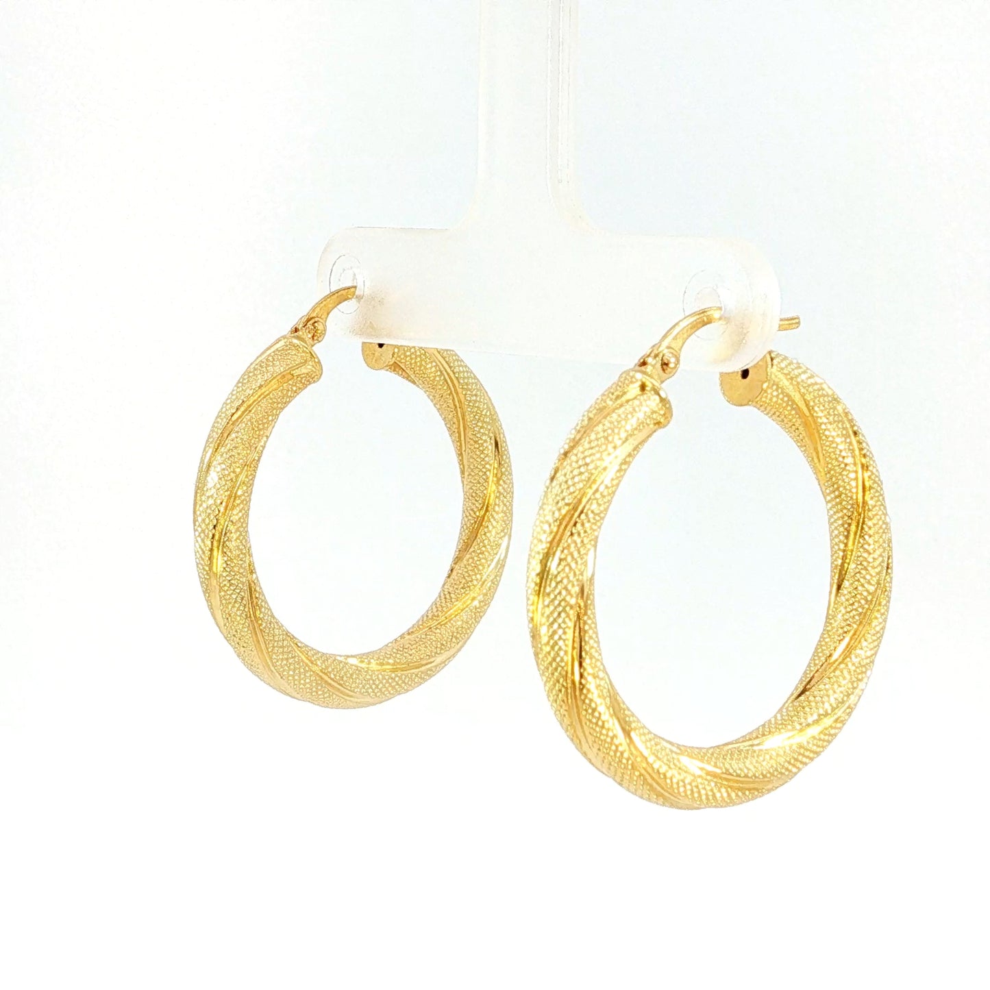 18k Hoop Earrings