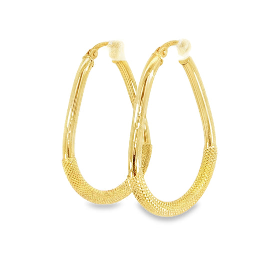 18k Hoop Earrings