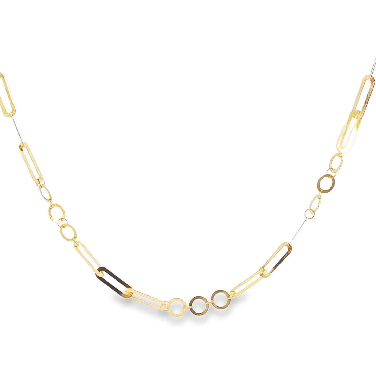 18k Figaro Chain Necklace