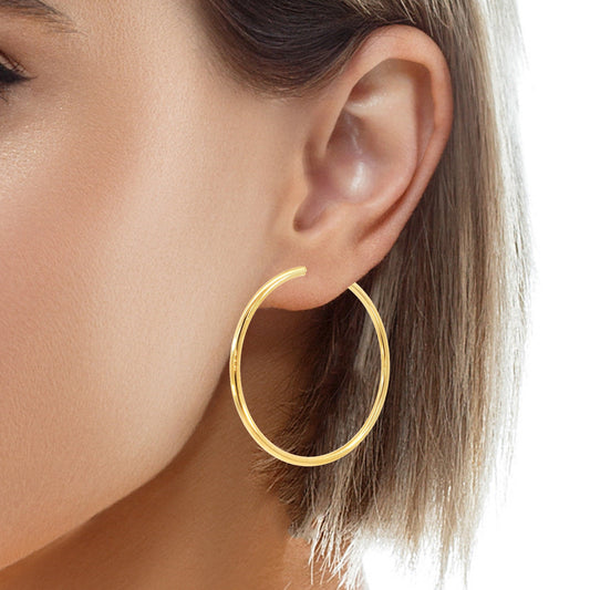 18k Hoop Earrings