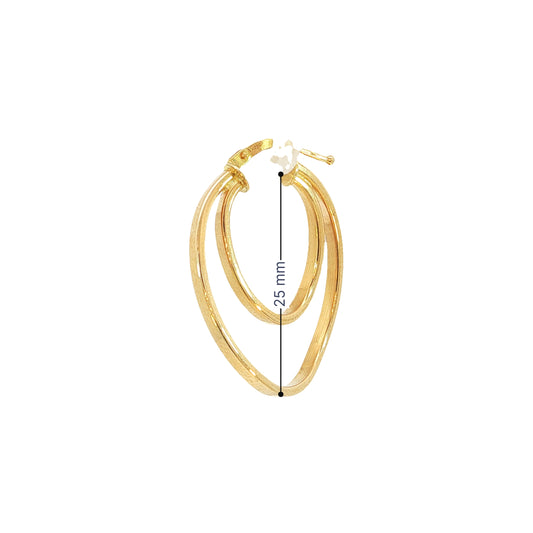 18k Hoop Earrings