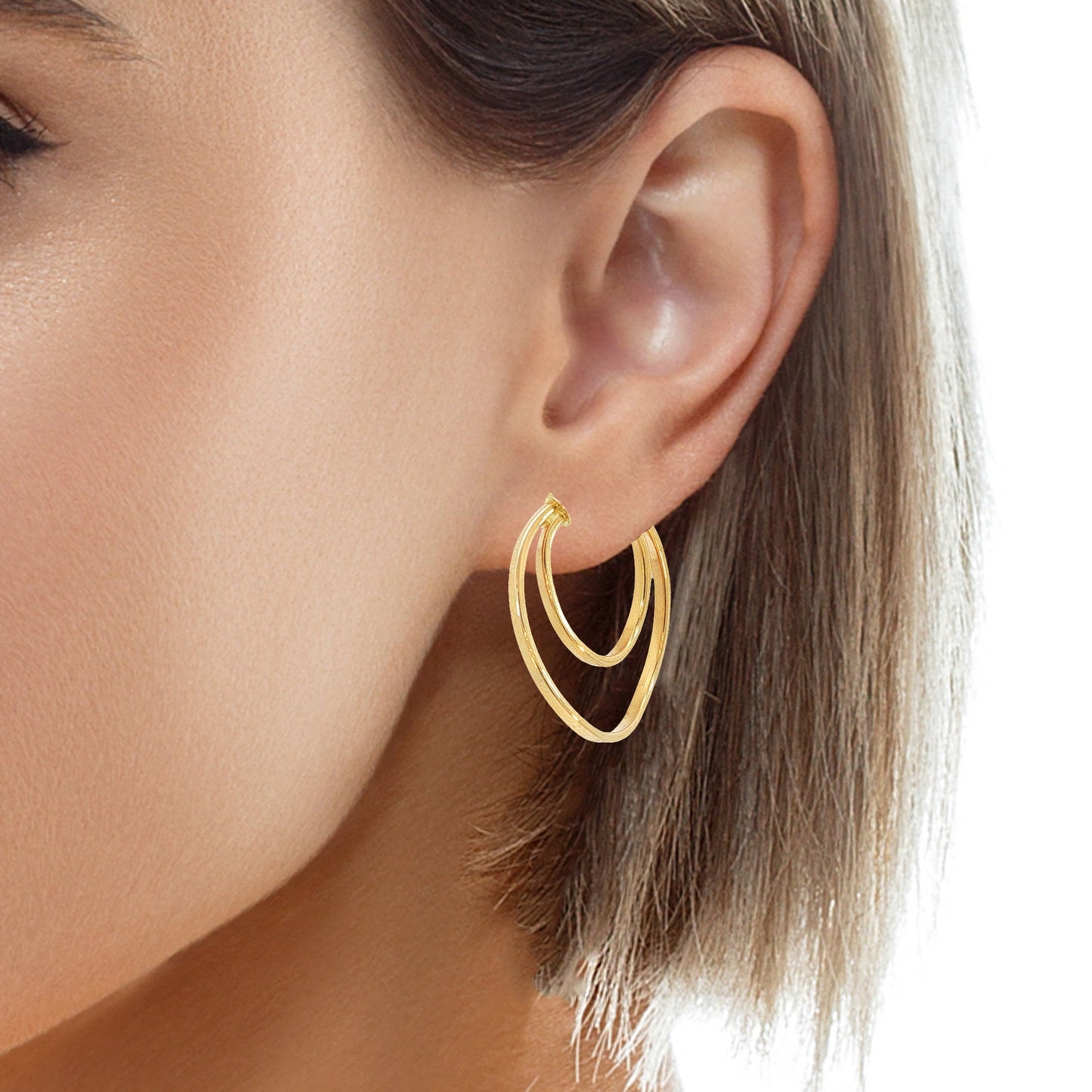 18k Hoop Earrings