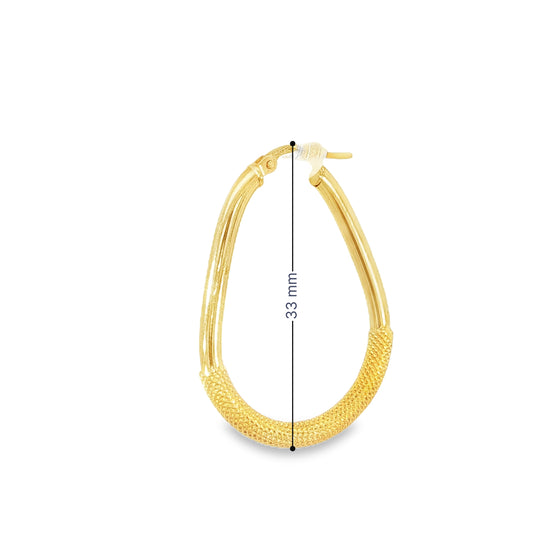 18k Hoop Earrings