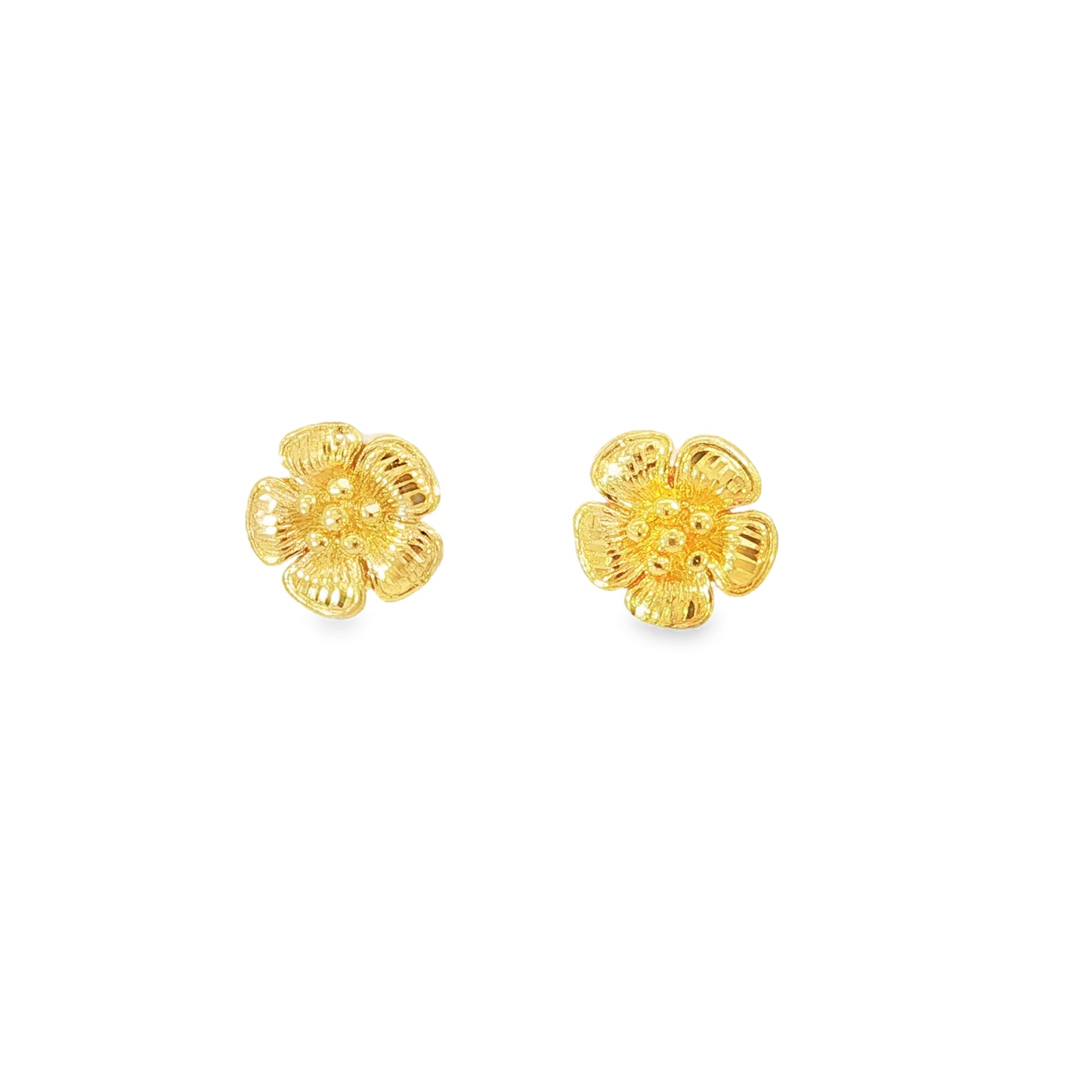 21k Flower Earrings