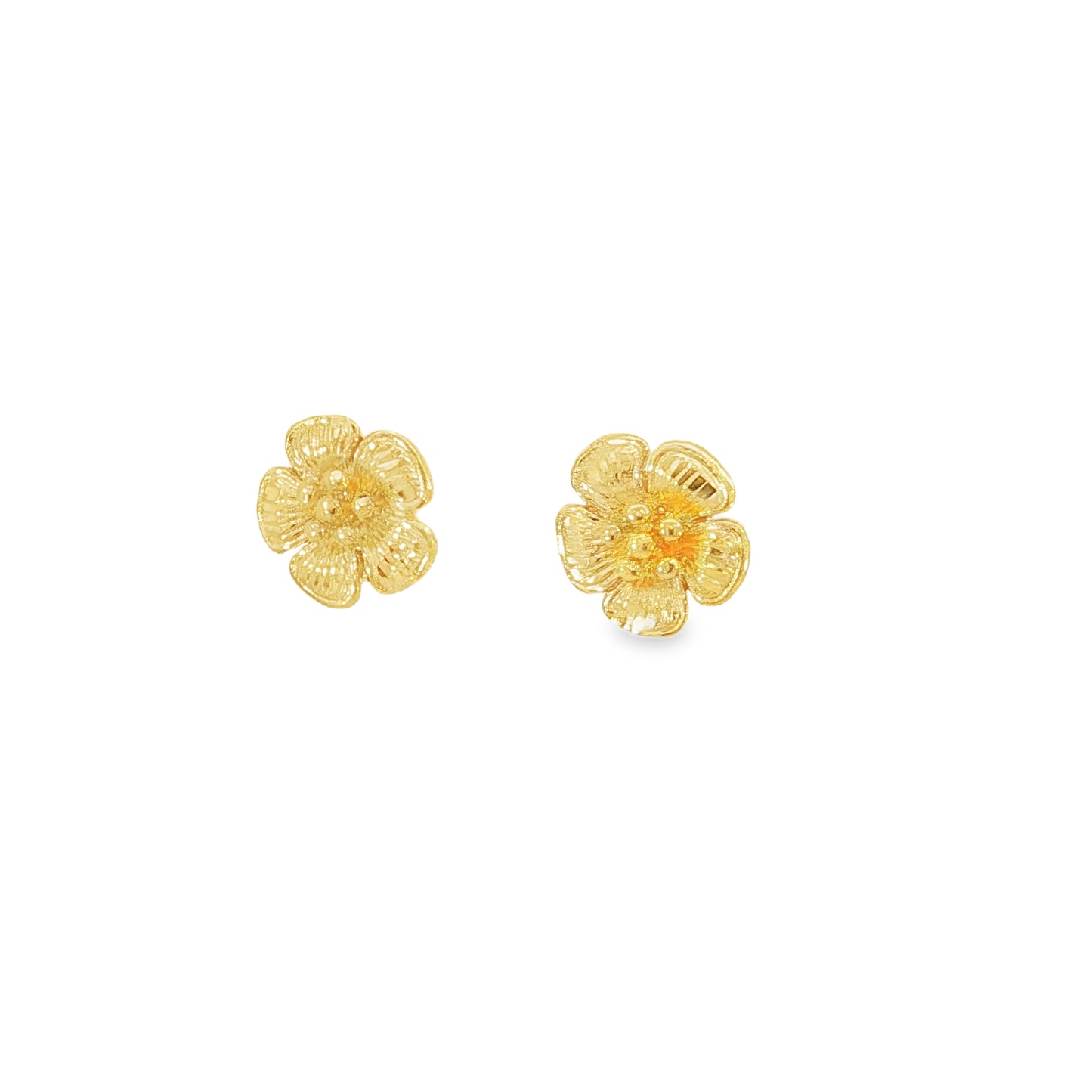21k Flower Earrings