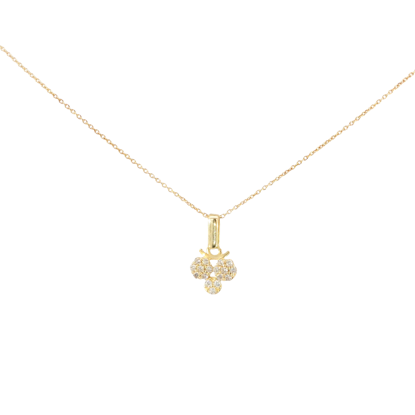 18k Yellow Gold Charm Necklace