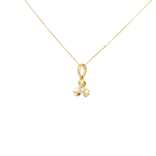 18k Yellow Gold Charm Necklace
