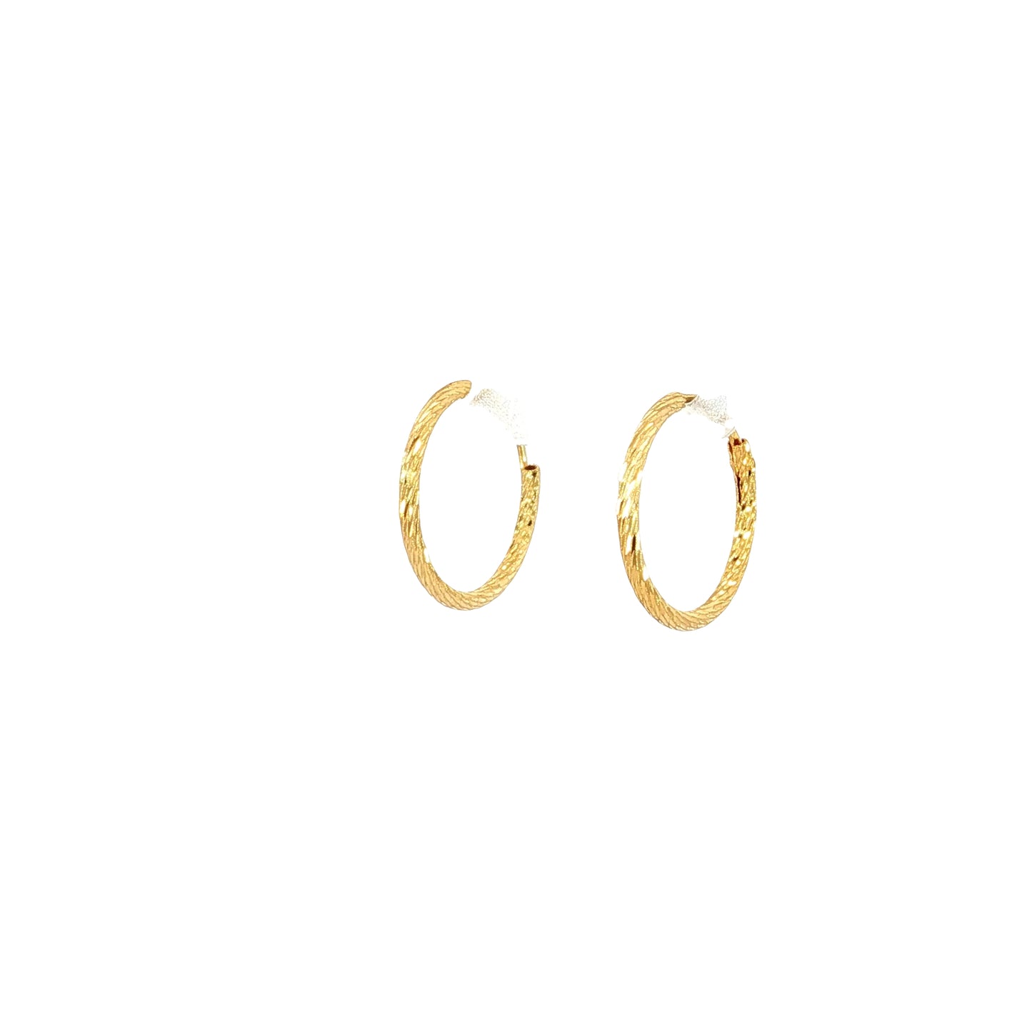 21k Hoop Earrings