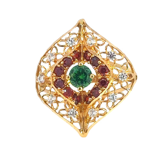 Turath Collection: 21k Ring - Colorful