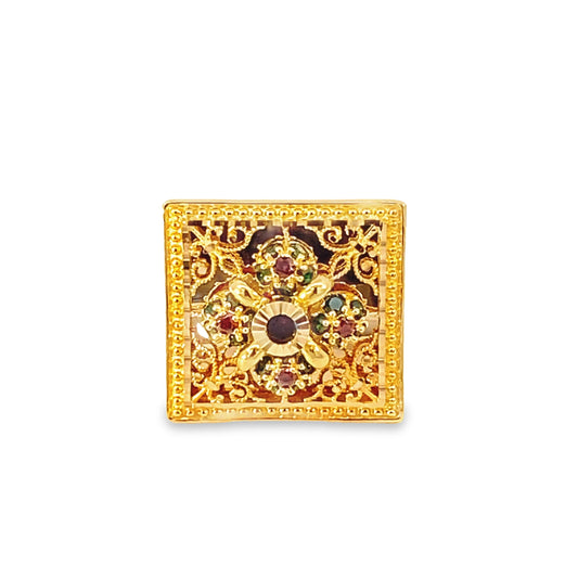 Turath Collection: 21k Ring - Colorful