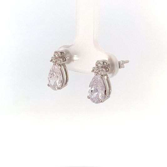 18k Earrings - Pear Stud
