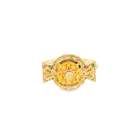 Turath Collection: 21k Ring - Colorful
