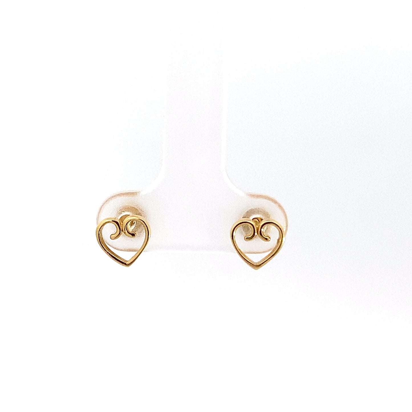 18k Earrings - Heart