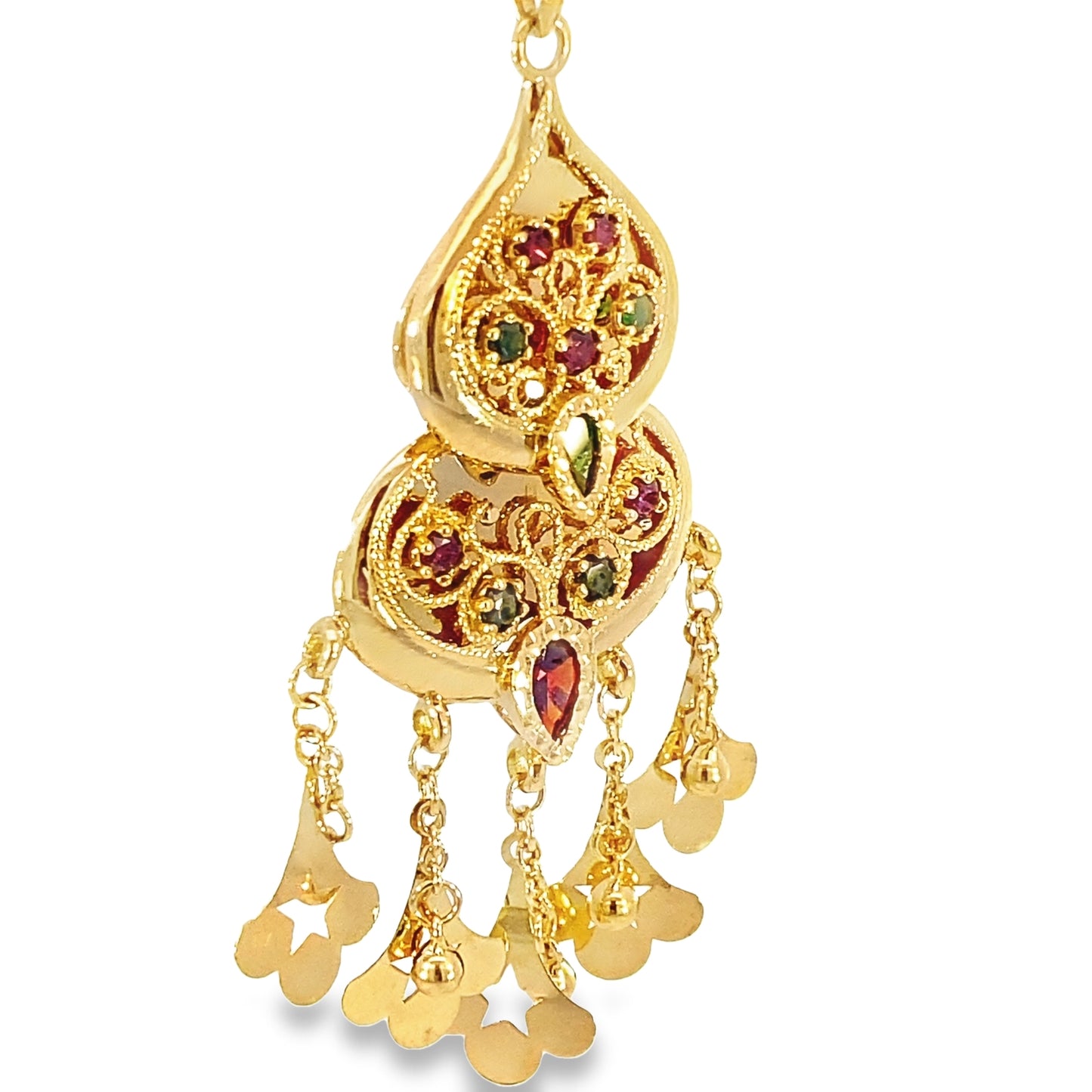 Turath Collection: 21k Pendent - Colorful