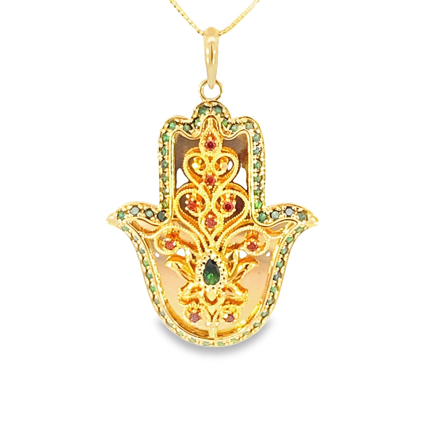 Turath Collection: 21k Pendent - Colorful