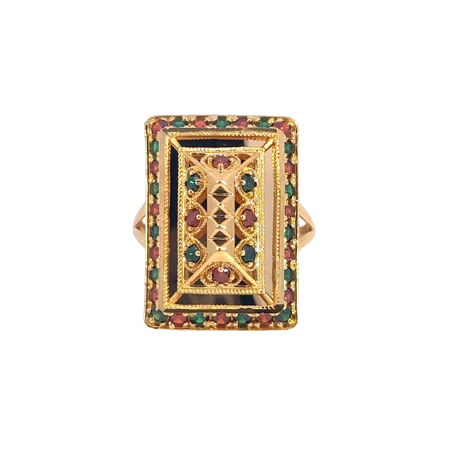 Turath Collection: 21k Ring - Colorful