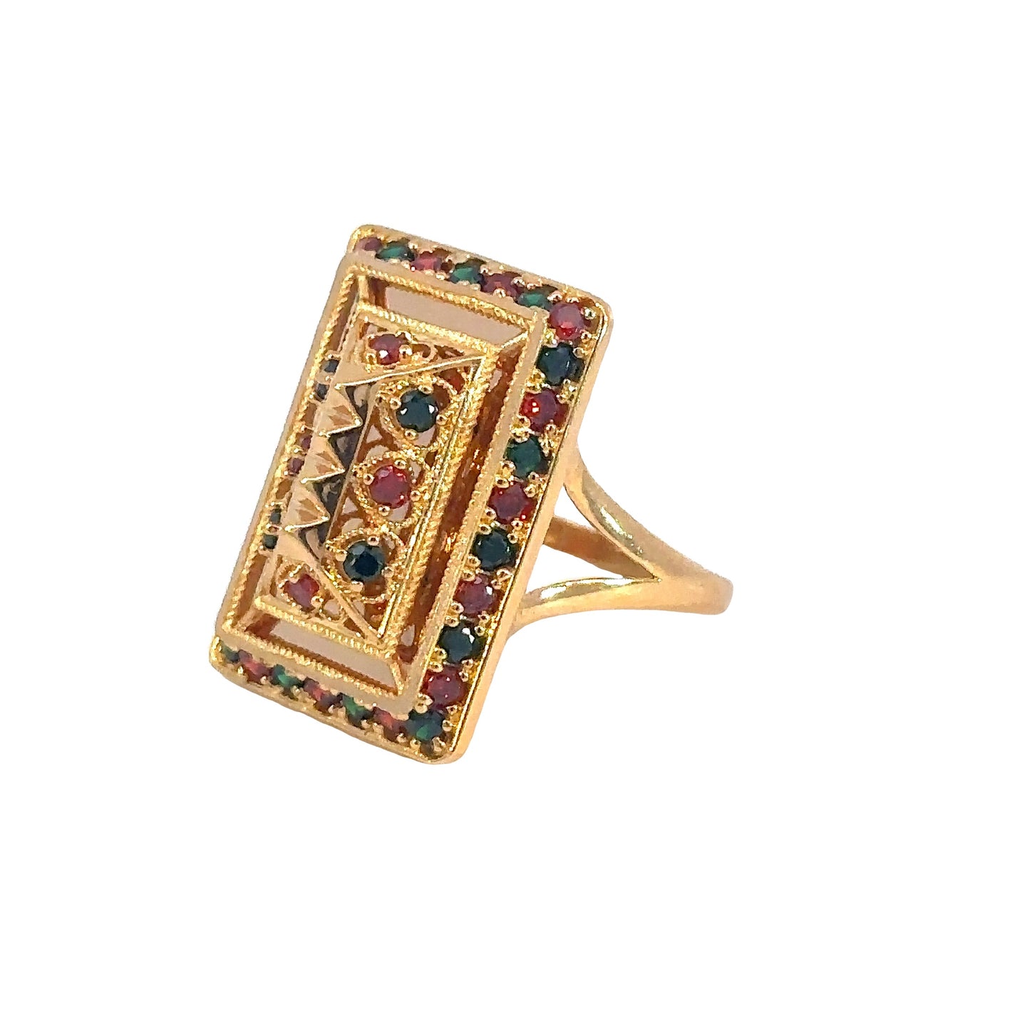 Turath Collection: 21k Ring - Colorful