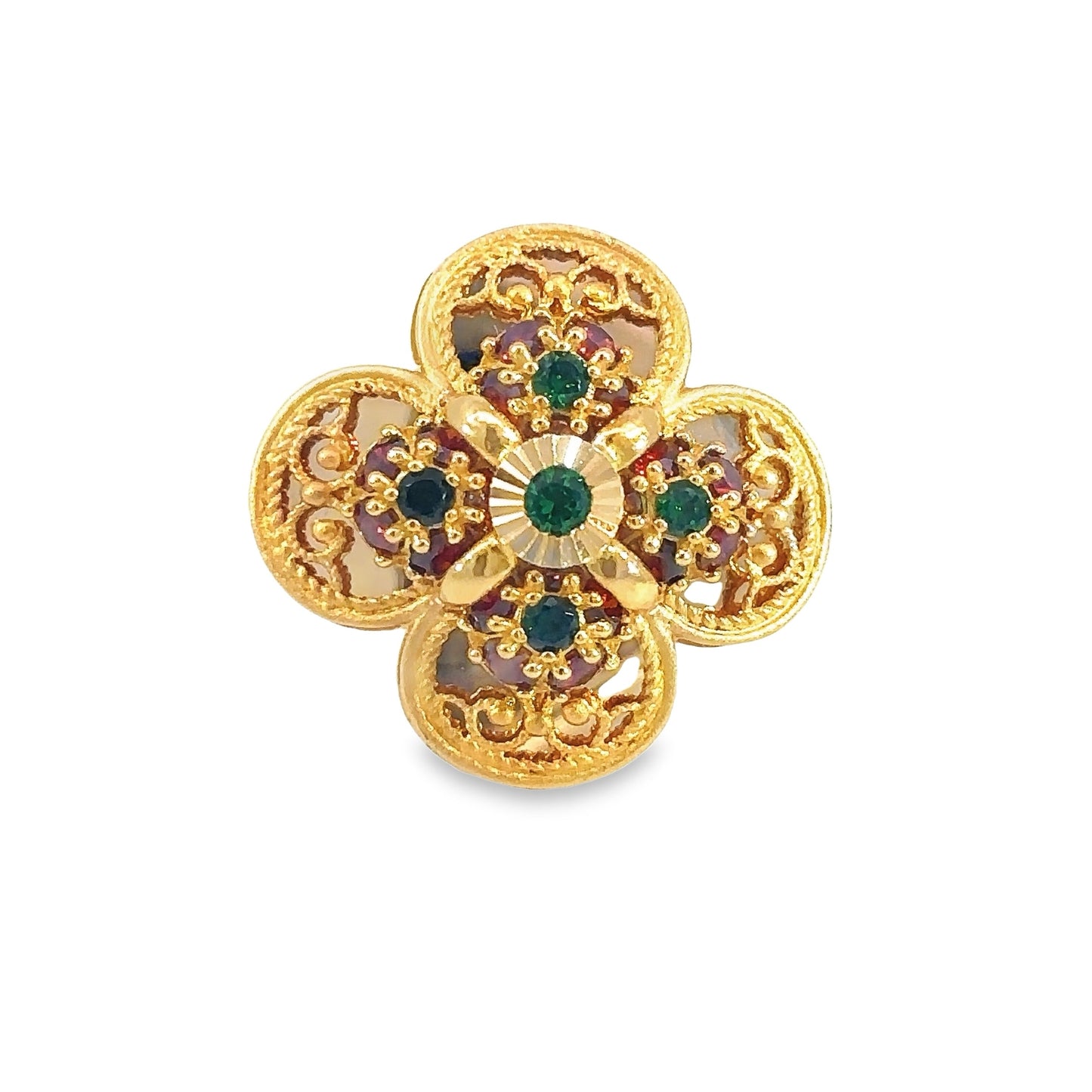 Turath Collection: 21k Ring - Colorful