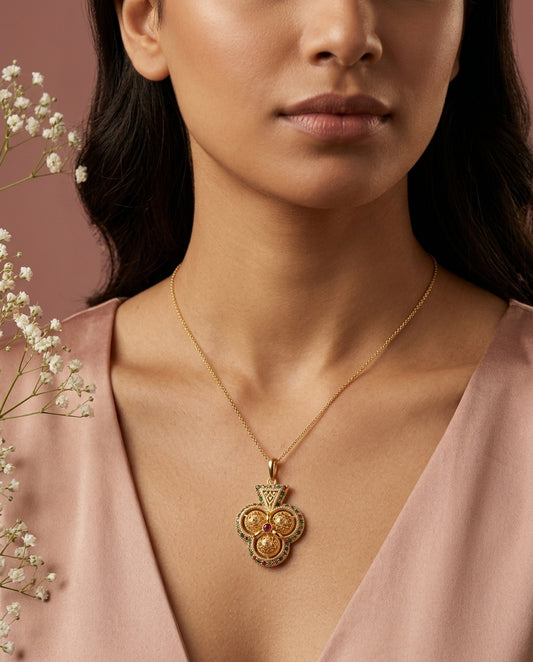 Turath Collection: Colorful Pendant, product photo 2