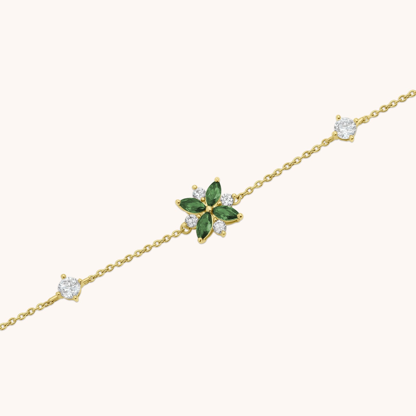 Toleen - Single Flower Bracelet