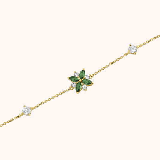 Toleen - Single Flower Bracelet