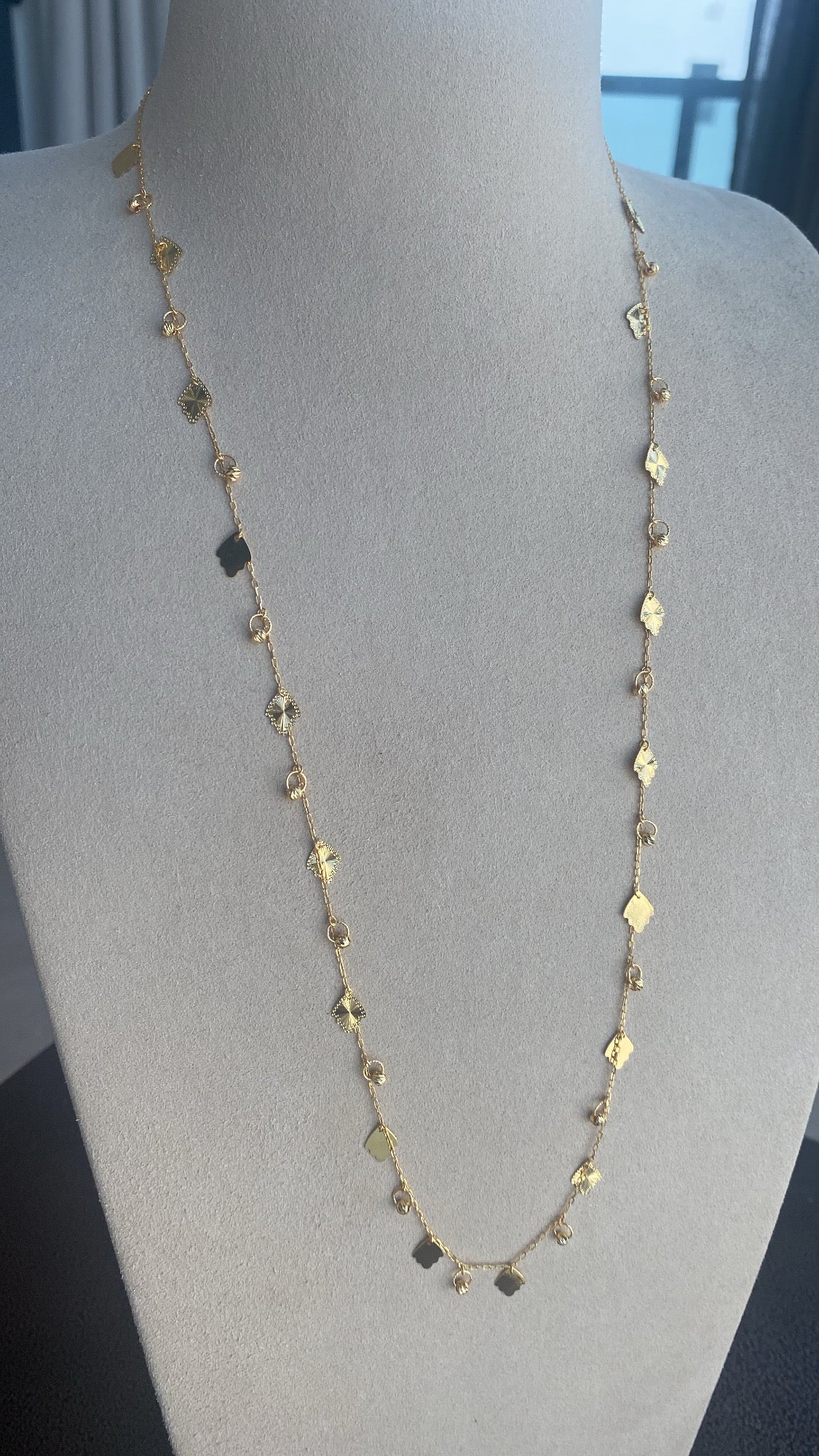 21k Long Necklace