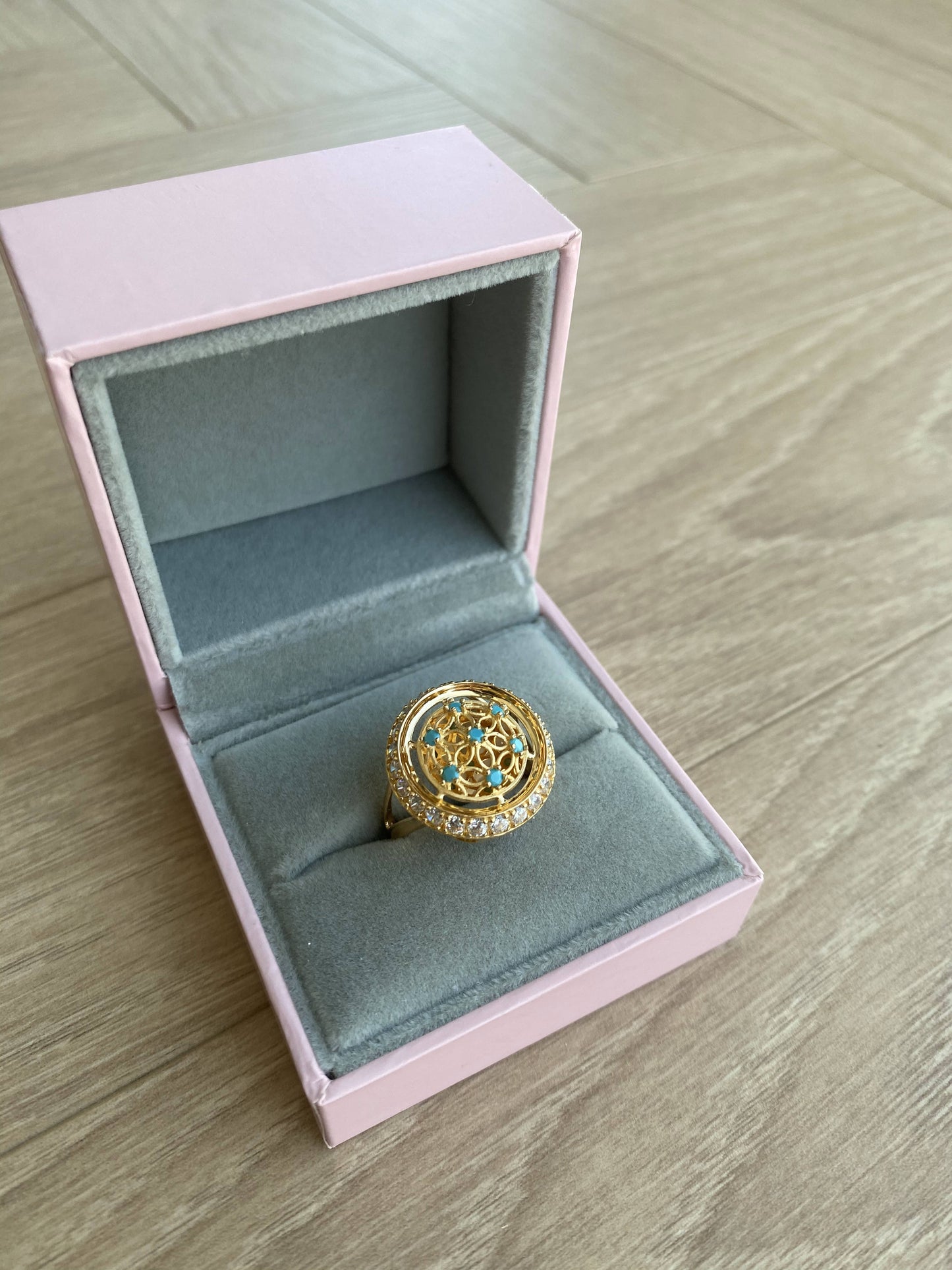 21k Ring - Turquoise