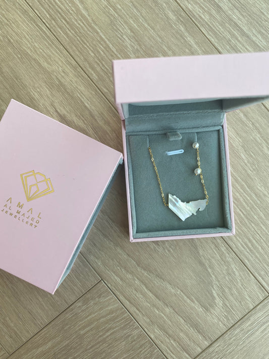 UAE Map Necklace