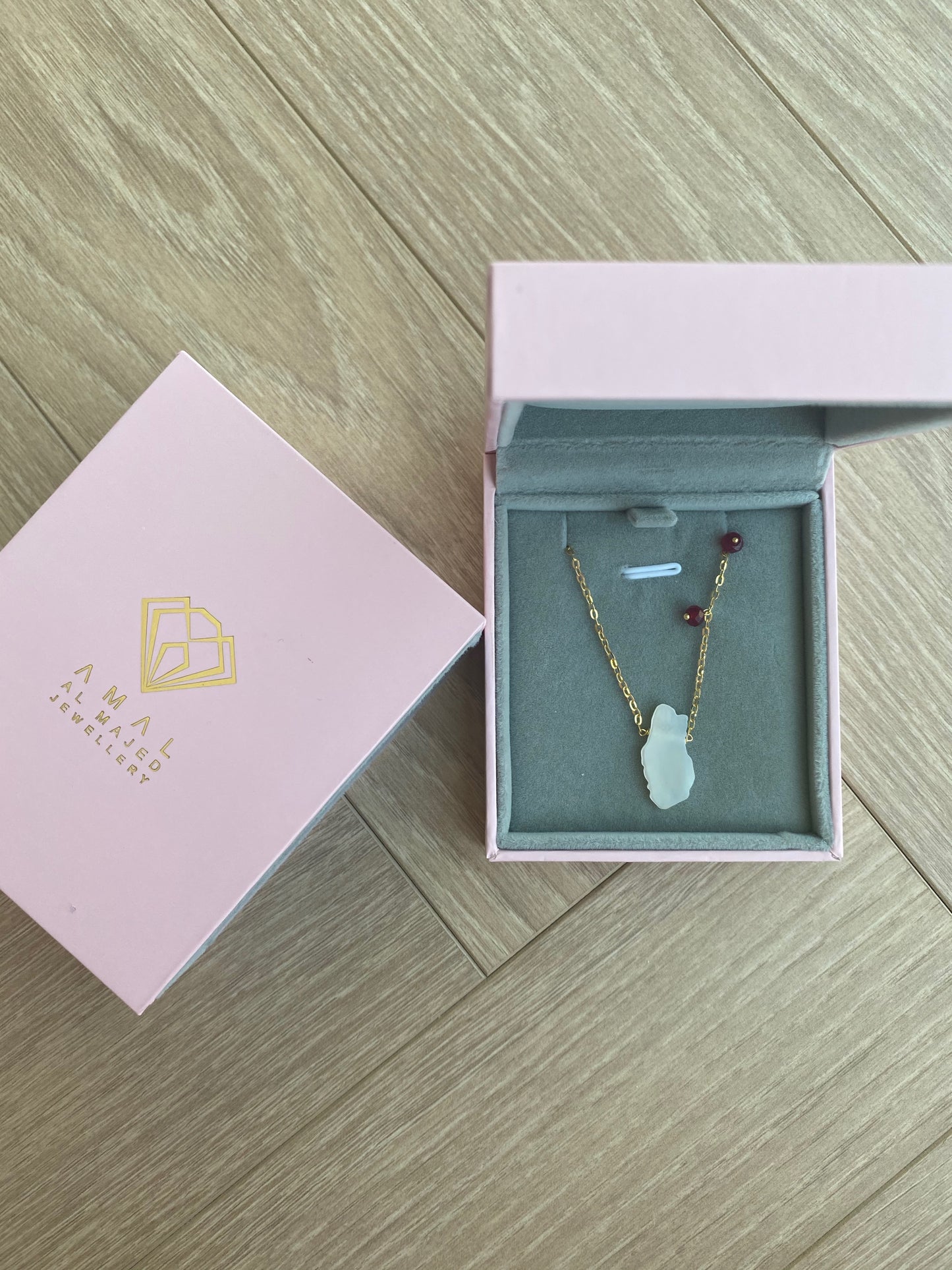 Qatar Map Necklace