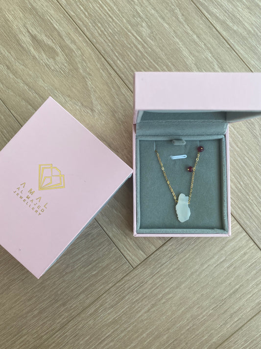 Qatar Map Necklace