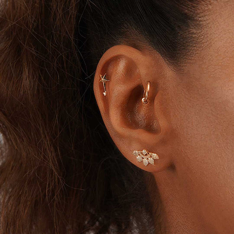 Shooting Star Diamond Piercing