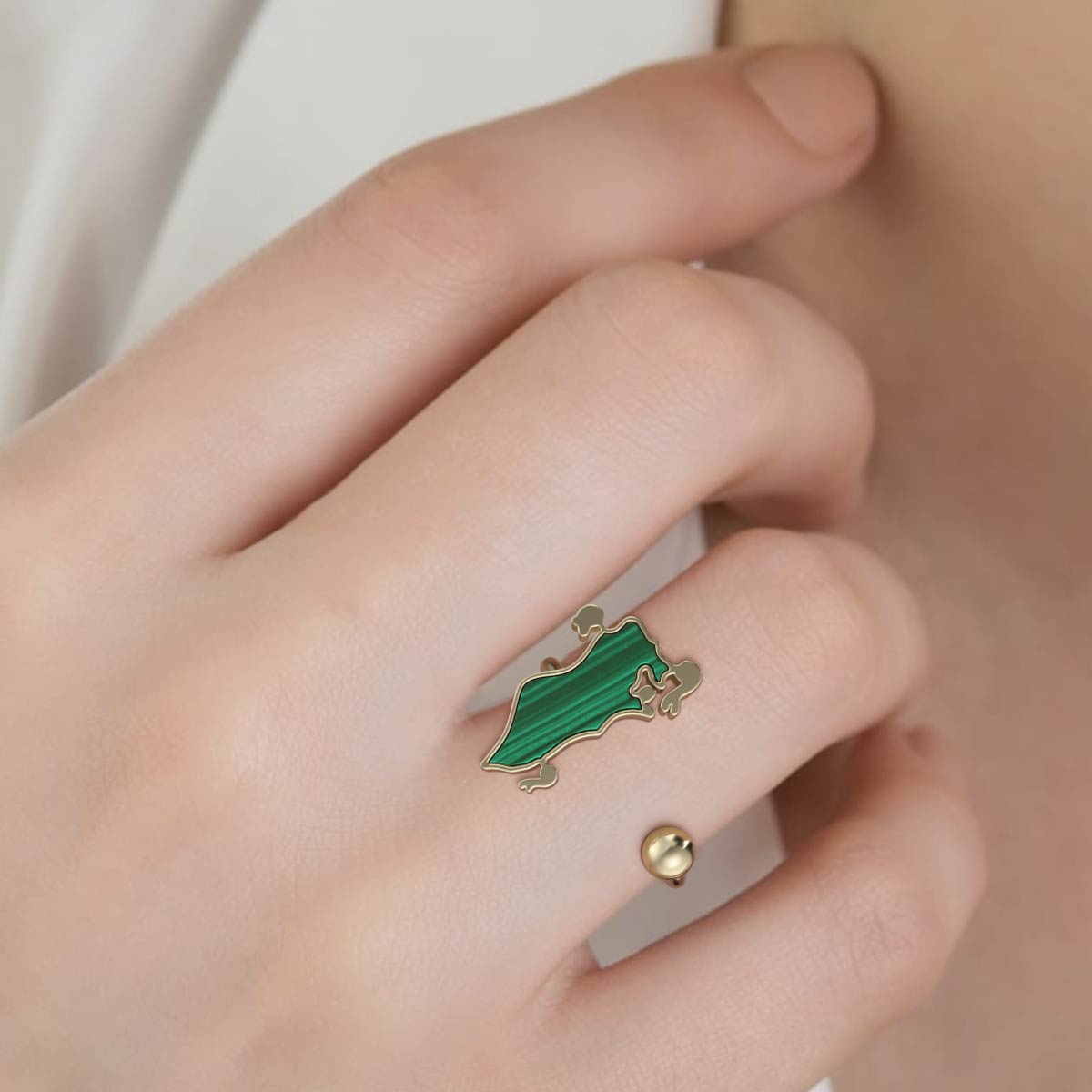 Bahrain Collection - Malachite Ring