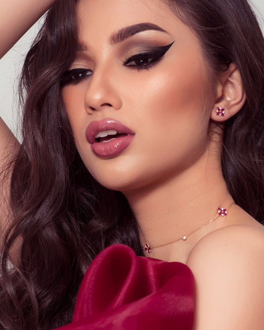 Toleen Single Earrings - Amal Al Majed Jewellery