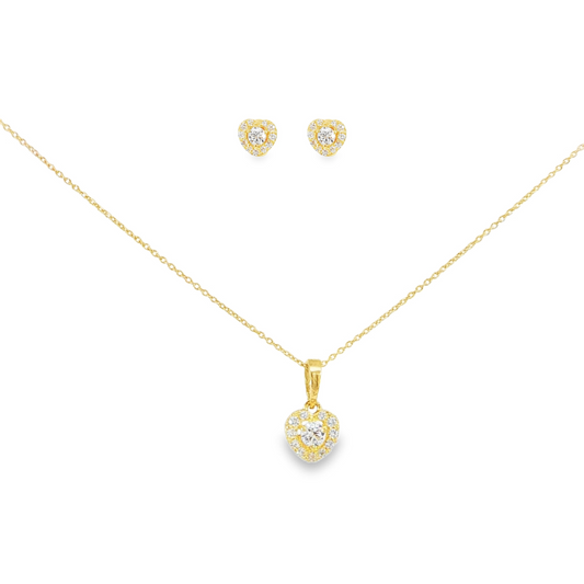 18k Heart Set