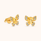 18k Earrings - Butterfly
