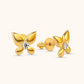 18k Earrings - Butterfly