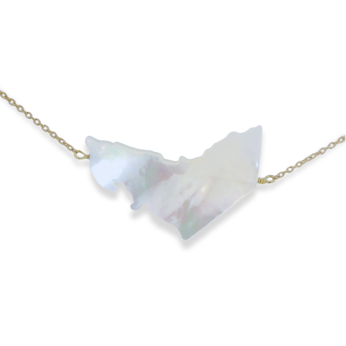 UAE Map Necklace