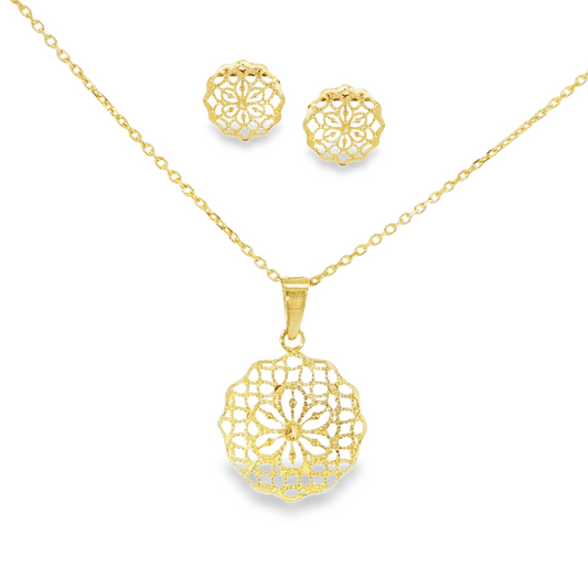 21k Filigree Set