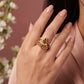 Turath Collection: Colorful Fan Ring