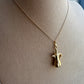 Yellow Gold Dallah Pendant Necklace