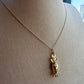 Yellow Gold Candy Pendant Necklace